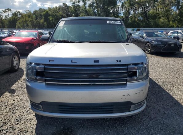 2FMGK5C85JBA20084 2018 FORD FLEX Silver Դիմացի տեսք