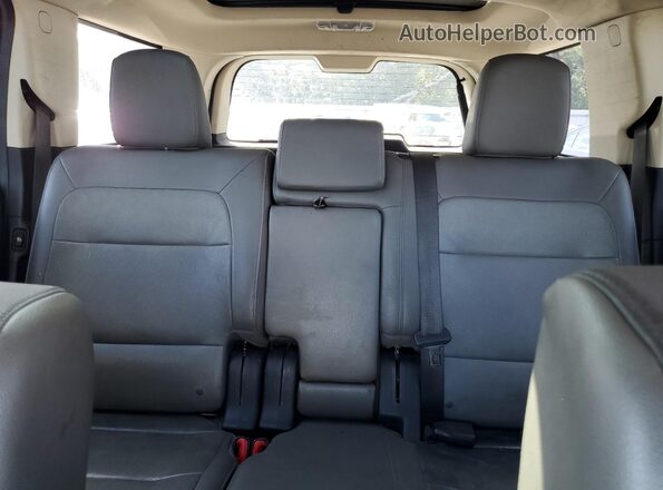 2FMGK5C85JBA20084 2018 FORD FLEX Silver Հետևի նստատեղերի տեսք
