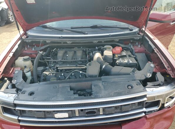 2FMGK5D89HBA00946 2017 FORD FLEX Red 