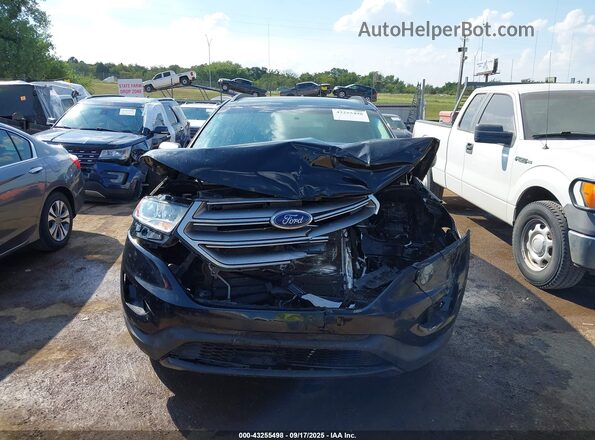 2FMPK3G90GBC51605 2016 FORD EDGE Black Widok wnętrza z tyłu