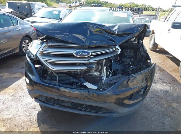 2FMPK3G90GBC51605 2016 FORD EDGE Black Widok z przodu
