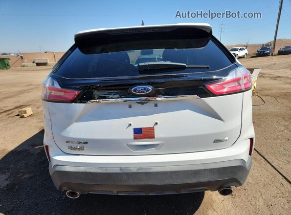 2FMPK3G91KBB93304 2019 FORD EDGE White Вид ззаду