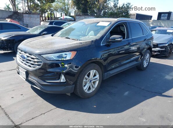 2FMPK3J90LBA78848 2020 FORD EDGE Black Առջևի ձախ երեք քառորդ տեսարան