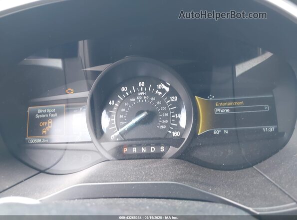 2FMPK3J93LBB30702 2020 FORD EDGE Gray Widok tylnych siedzeń