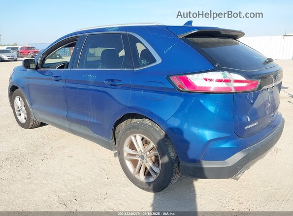 2FMPK3J94LBA71272 2020 FORD EDGE Blue უკანა მარცხენა