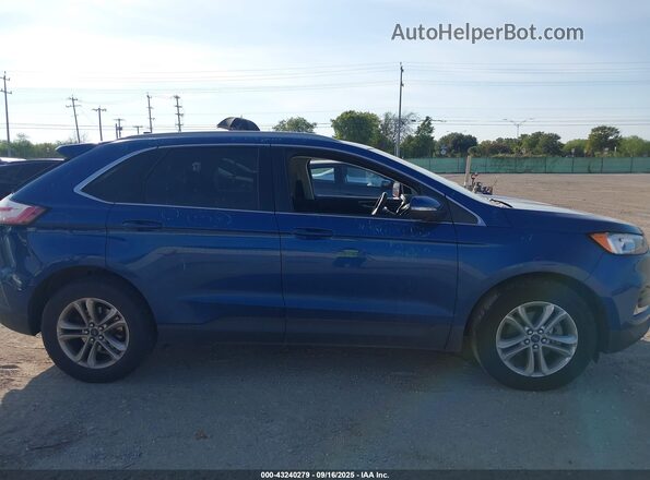 2FMPK3J94LBA71272 2020 FORD EDGE Blue უკანა სალონის ხედი