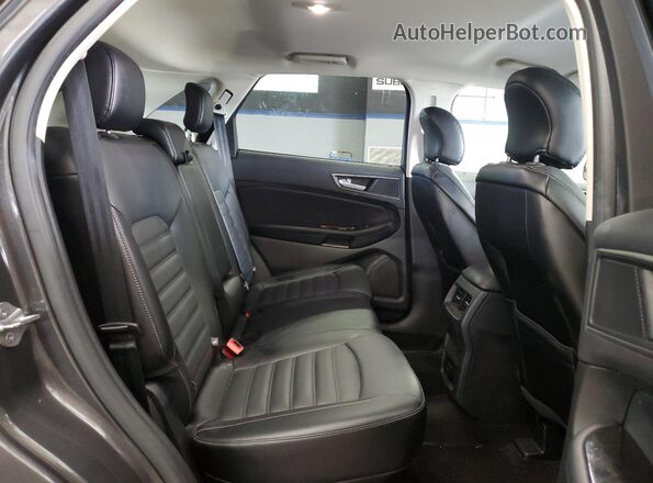 2FMPK3J96HBB67962 2017 FORD EDGE Gray უკანა სალონის ხედი