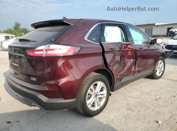 2FMPK3J97LBB04927 2020 FORD EDGE Burgundy Tył prawy
