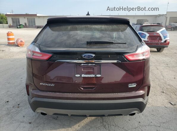 2FMPK3J97LBB04927 2020 FORD EDGE Burgundy Widok z tyłu