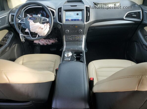 2FMPK3J97LBB04927 2020 FORD EDGE Burgundy Widok deski rozdzielczej