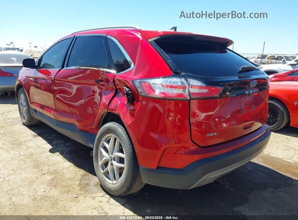 2FMPK3J97MBA33861 2021 FORD EDGE Red Հետևի ձախ