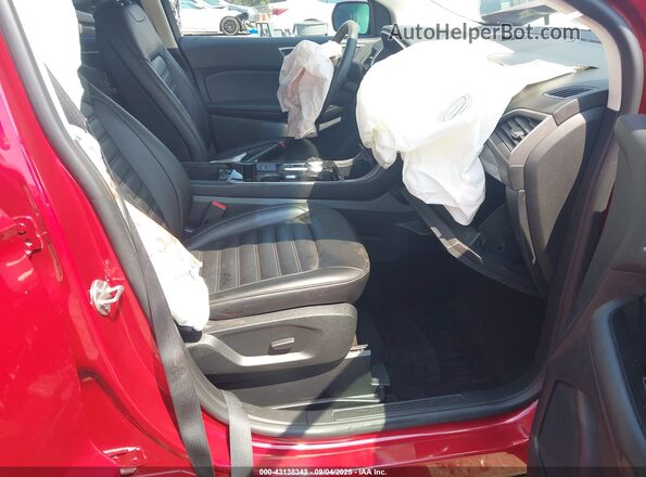 2FMPK3J98LBA03816 2020 FORD EDGE Red Widok wnętrza z przodu