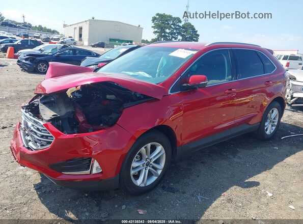 2FMPK3J98LBA03816 2020 FORD EDGE Red Przód lewy