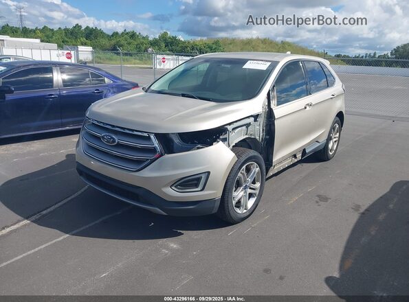 2FMPK3K83HBC07694 2017 FORD EDGE Champagne Передняя левая четверть