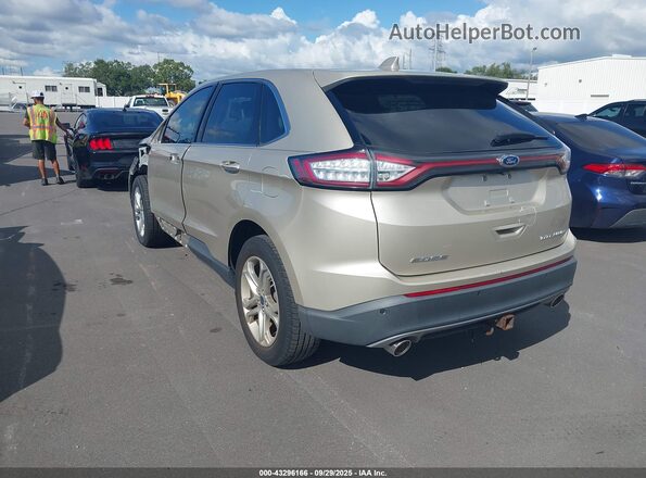 2FMPK3K83HBC07694 2017 FORD EDGE Champagne Задняя левая четверть