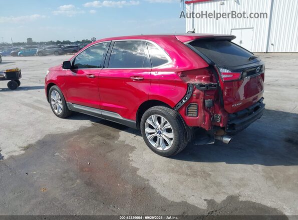 2FMPK3K93LBB24509 2020 FORD EDGE Red Հետևի ձախ