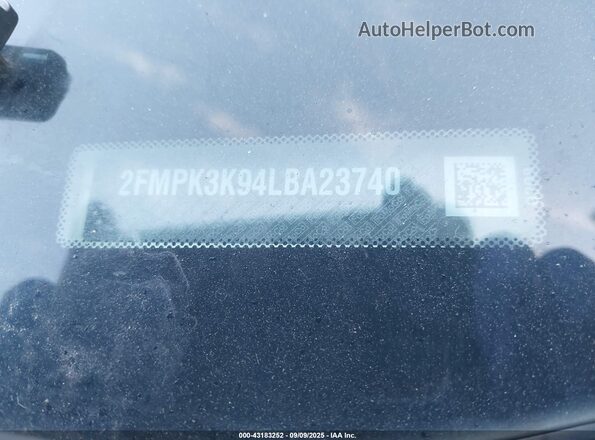 2FMPK3K94LBA23740 2020 FORD EDGE White Շարժիչի բաժամունքի տեսք