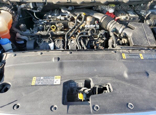 2FMPK3K96KBB21439 2019 FORD EDGE Blue ძრავის განყოფილების ხედი