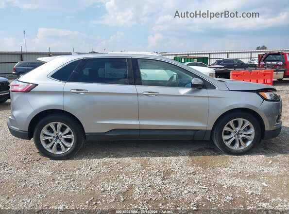 2FMPK3K96LBA55833 2020 FORD EDGE Silver უკანა სალონის ხედი