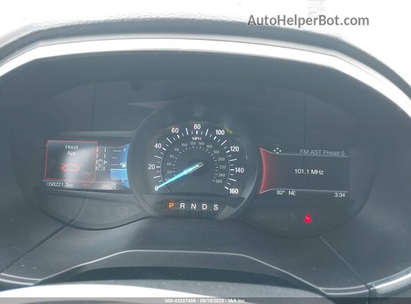 2FMPK3K96LBA55833 2020 FORD EDGE Silver უკანა სავარძლების ხედი