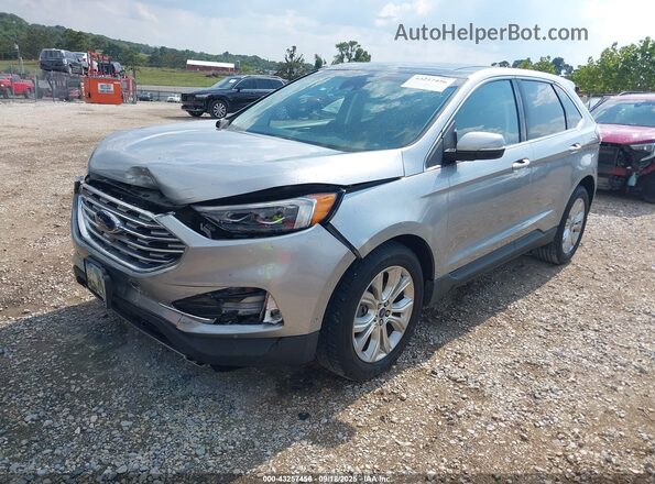 2FMPK3K96LBA55833 2020 FORD EDGE Silver წინა მარცხენა ხედი სამი მეოთხედიდან