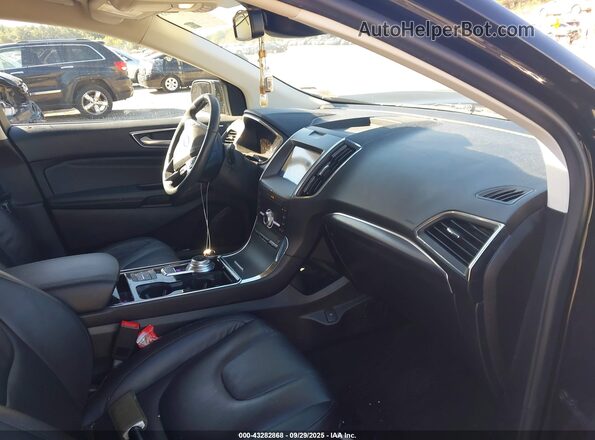 2FMPK3K96LBB37772 2020 FORD EDGE Black Вид салону спереду