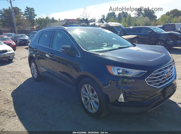 2FMPK3K96LBB37772 2020 FORD EDGE Black Вид задньої частини салону