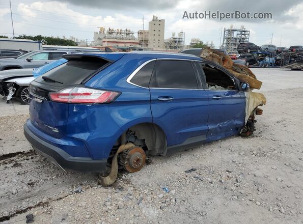 2FMPK3K98LBB37546 2020 FORD EDGE Blue Հետևի աջ