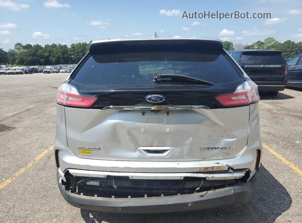 2FMPK3K9XKBB54573 2019 FORD EDGE Silver Widok z tyłu