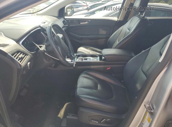 2FMPK3K9XKBB54573 2019 FORD EDGE Silver Widok wnętrza z przodu
