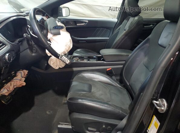 2FMPK4AP6LBB02669 2020 FORD EDGE Black Вид салону спереду