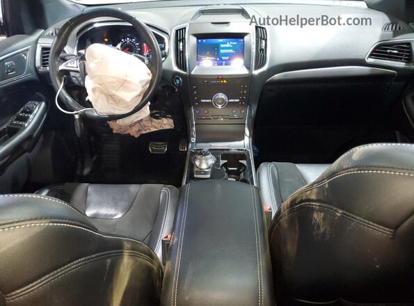 2FMPK4AP6LBB02669 2020 FORD EDGE Black Вид панелі приладів