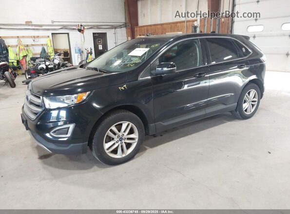 2FMPK4J90JBC23745 2018 FORD EDGE Black Передня ліва чверть