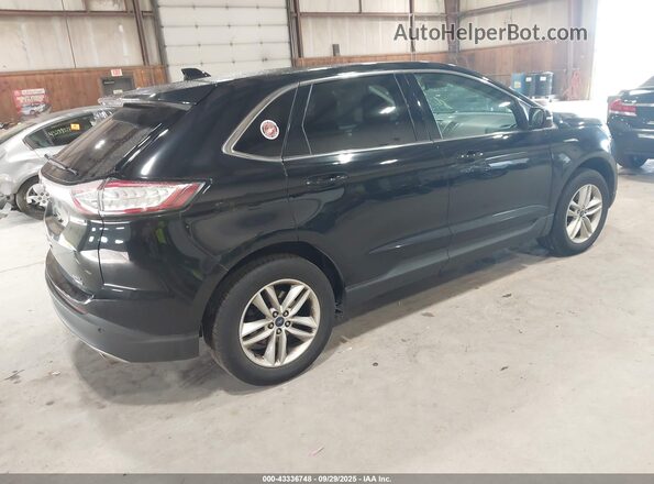 2FMPK4J90JBC23745 2018 FORD EDGE Black Задня права чверть