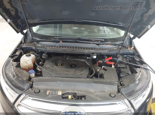 2FMPK4J90JBC23745 2018 FORD EDGE Black Вид ззаду