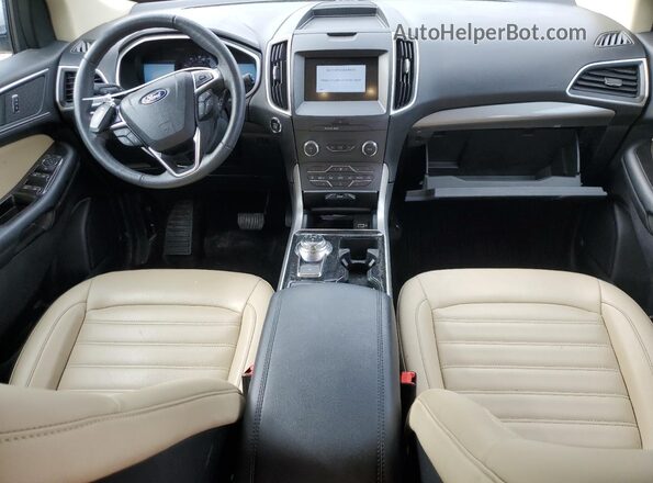 2FMPK4J90LBA89175 2020 FORD EDGE Белый Вид панели приборов