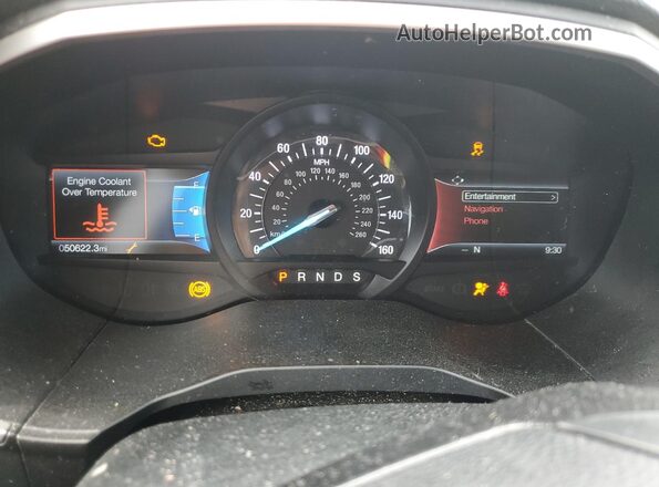 2FMPK4J90LBA89175 2020 FORD EDGE Белый Вид щитка приборов