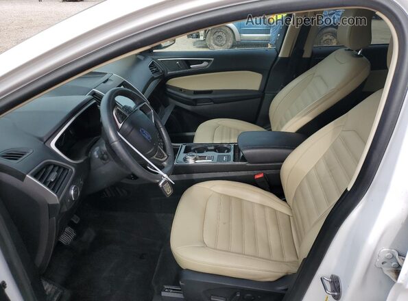 2FMPK4J90LBA89175 2020 FORD EDGE Белый Вид салона спереди