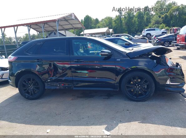 2FMPK4J90LBB31702 2020 FORD EDGE Black Widok wnętrza z tyłu