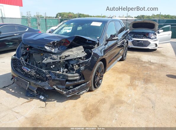 2FMPK4J90LBB31702 2020 FORD EDGE Black Przód lewy