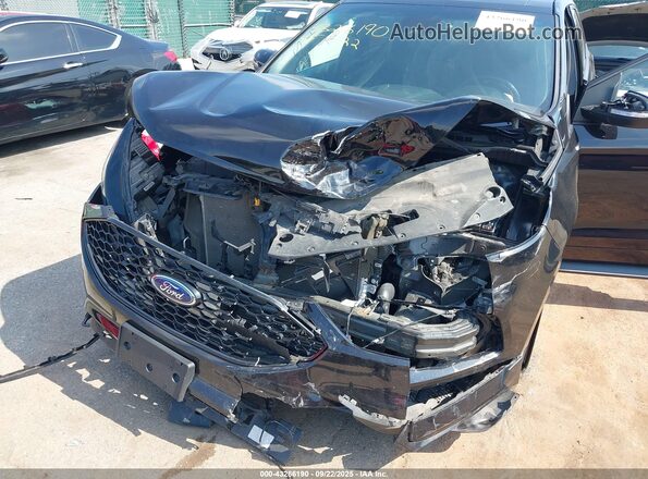 2FMPK4J90LBB31702 2020 FORD EDGE Black Widok z przodu