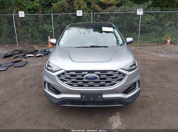 2FMPK4J93LBA97304 2020 FORD EDGE Серебряный Вид задней части салона