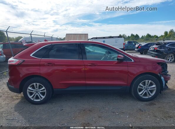 2FMPK4J94KBC67636 2019 FORD EDGE Красный Панорамный вид салона 360°