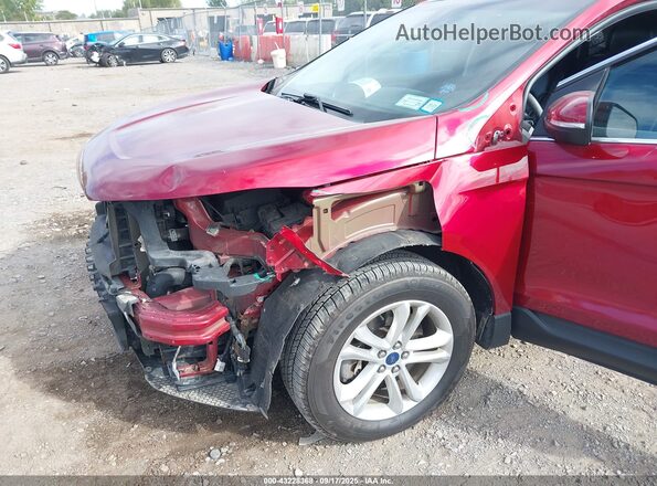 2FMPK4J94KBC67636 2019 FORD EDGE Красный Вид спереди
