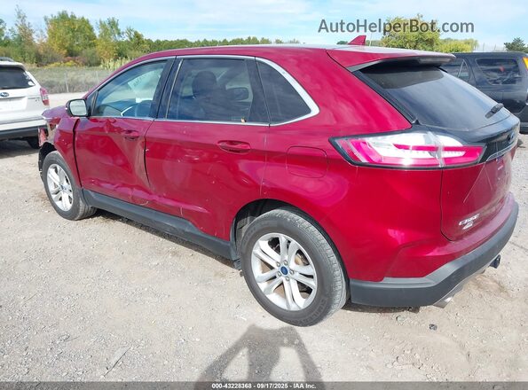 2FMPK4J94KBC67636 2019 FORD EDGE Красный Задняя левая четверть