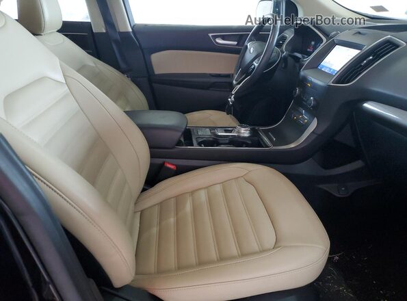 2FMPK4J94LBB17754 2020 FORD EDGE Black Vista de los asientos traseros