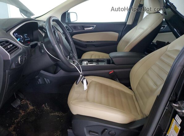 2FMPK4J94LBB17754 2020 FORD EDGE Black Vista interior delantera