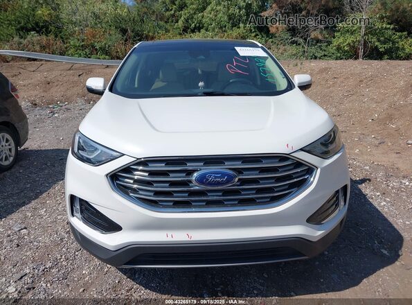 2FMPK4J95LBA89074 2020 FORD EDGE White Вид щитка приладів