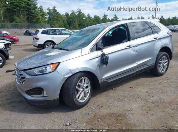 2FMPK4J95MBA26610 2021 FORD EDGE Silver Առջևի ձախ երեք քառորդ տեսարան