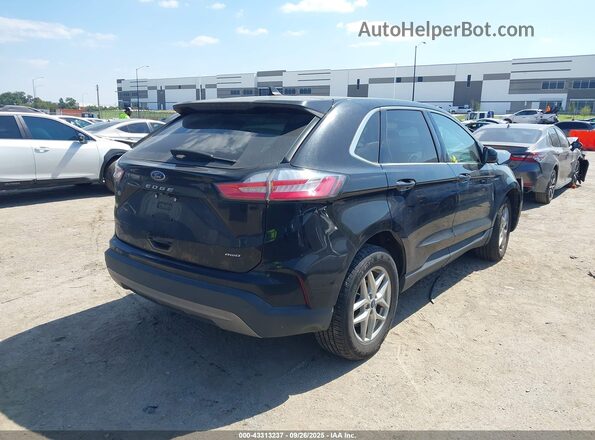 2FMPK4J95NBA39049 2022 FORD EDGE Black უკანა მარჯვენა